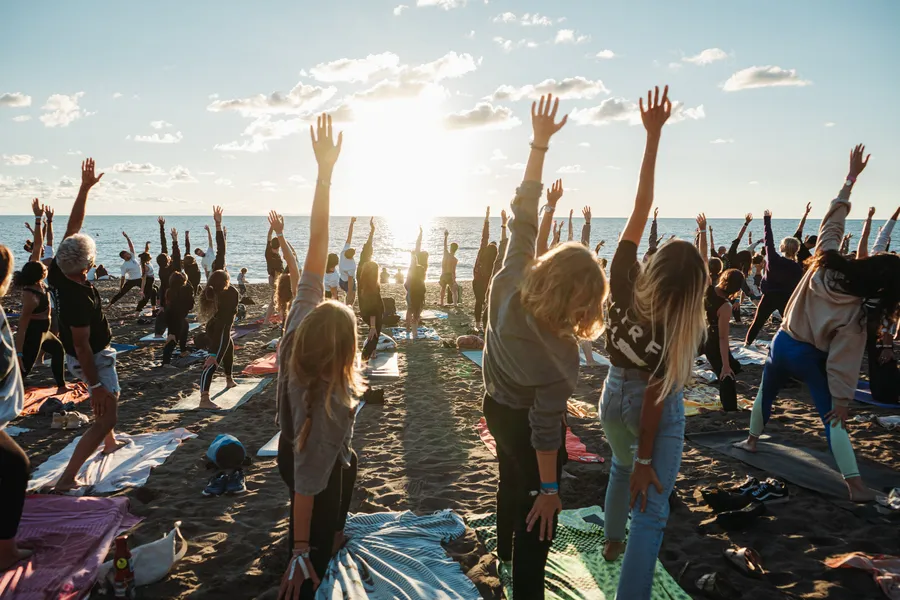 Attività di surf e water sports al MeetUp Festival a Marina di Ravenna